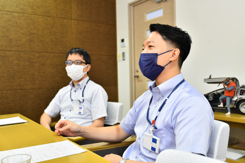 内村建設にてインタビュー